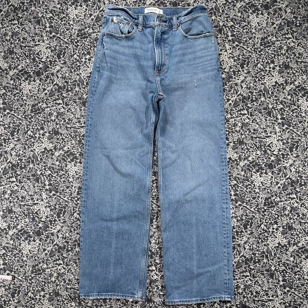 👖 Abercrombie & Fitch “The 90s Relaxed Jean” high-rise size 28/6s - Picture 2 of 7